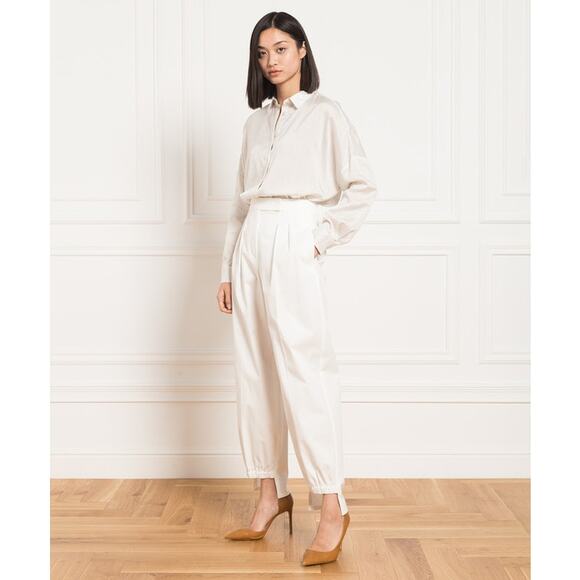 Max Mara Filly Trousers White - Picture 1 of 12